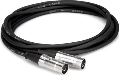 Kabllo MIDI Hosa MID-505, 5-pin DIN, 1.5m, i zi