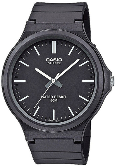 Orë për meshkuj Casio Collection MW-240-1EVEF (004), e zezë