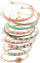Set krijimi bizhuterish Djeco Tiny Beads, 12 byzylykë, për fëmijë