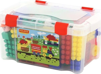 Set blloqesh ndërtimi Polesie Blocks Builder 50472, 71 copa, shumëngjyrësh