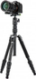 Tripod për kamerë Fotopro 58, alumin, kokë sferike, 8 kg, i zi