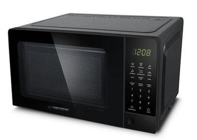 Furrë me mikrovalë Esperanza HORNEADO, 20L, panel digjital, e zezë