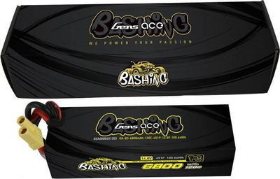 Bateri LiPo Gens Ace Bashing 4S, 6800mAh 14.8V, 120C, e zezë