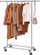 Varëse rrobash MobilRack Clothes Rack, me rrota, me dy shufra, e zezë