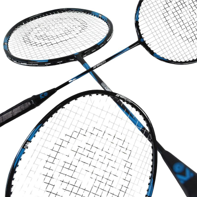 Raketë badminton Enero Pro 28, alumini, me çantë mbrojtëse, e zezë