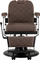 Karrige berberi Carlos Brown Barber Chair, e rregullueshme, lëkurë, kafe