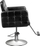 Karrige berberi System Capelli Barber Chair 90-1, me mekanizëm hidraulik, bazë rrethore metalike, e zezë