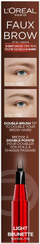 Оловка за веѓи Debenhams Infallible Faux Brow, 2-дневна тента, 1ml, Brunette