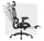 Karrige gaming Huzaro Combat 7.9, e rregullueshme, me mbështetje këmbësh, e zezë