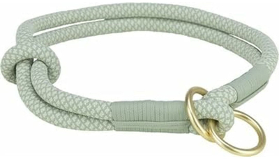 Qafore gjysmë shtrënguese për qen Trixie Soft, 30 cm, litar 0.6 cm, jeshile mentol