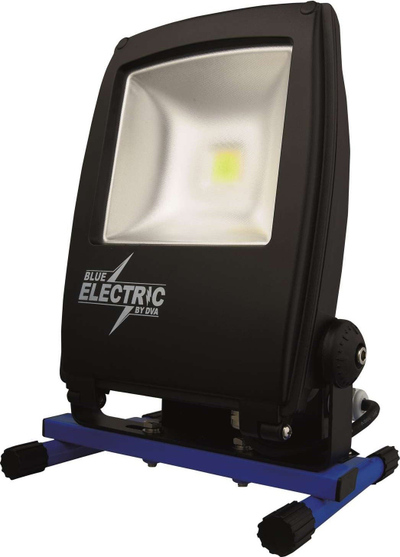 Prozhektor pune Blue Electric Plus Line LED 50W, me prizë, i verdhë