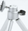 Tripod tavoline Massa, 12-20cm, kokë 3D, argjendtë