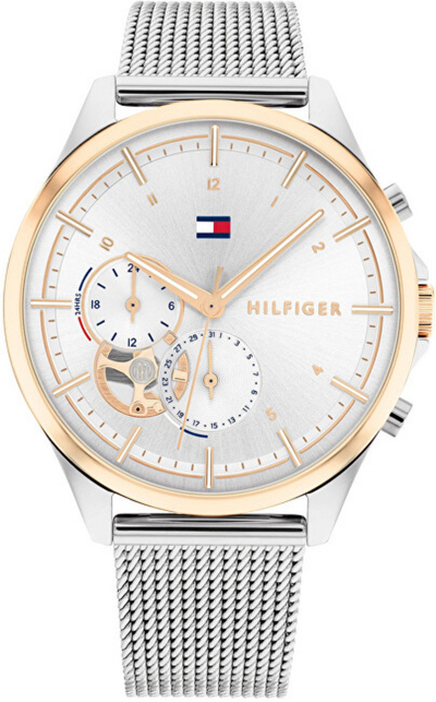 Orë dore Tommy Hilfiger Quinn 1782416, argjendtë/artë