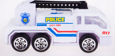 Makinë lodër policie Hipo Police Die Cast, metal plastike, 1:64, shumëngjyrëshe