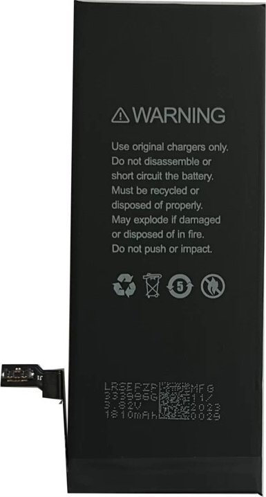 Bateri telefoni MPD për iPhone 6, 1810mAh, Li ion, e zezë