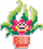 Puzzle Rabe Pixelki Jixelz Smiling Cactus, 750 pjesë, plastikë, shumëngjyrëshe