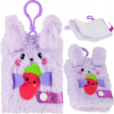 Fletore me varëse pelushi Starpak Plush Rabbit, kapak i butë, shumëngjyrëshe