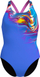 Kostum banje Speedo Club Training Placement Powerback, Endurance+, blu roz