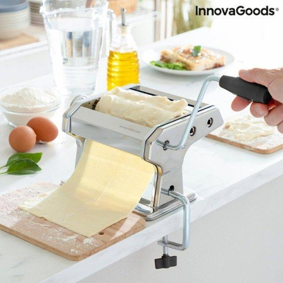 Makineri për pasta InnovaGoods Frashta, 3 rrotulla prerëse, trashësi e rregullueshme, metalike