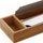 Dispenser letre alumini Kesper 58040-13, 2 në 1, dru bambuje, kafe