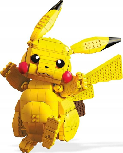 Set ndërtimi Mega Bloks Pokémon Pikachu FVK81, 30 cm, mbi 800 pjesë, shumëngjyrësh
