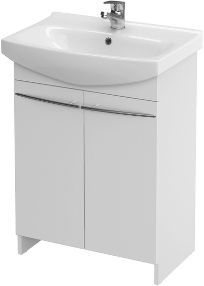 Set mobiljesh banjo Arsena Cersania 60 DSM, dizajn modern, material rezistent ndaj lagështirës, e bardhë
