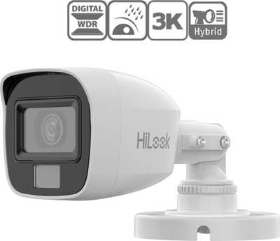 Kamerë sigurie HiLook TVICAM-B5M-20DL, 5MP, 2.8mm, e bardhë