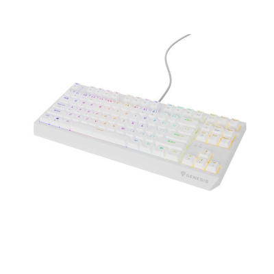 Tastierë mekanike gaming Genesis Thor 230 TKL, RGB, Outemu Red, e bardhë