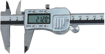 Kallëp elektronik Gimex 216.127.N, 300mm, saktësi 0.01mm, metalik