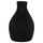 Vazo dekorative tavoline DECANT HM4667.01L, terrakote, 14x21 cm, e zezë