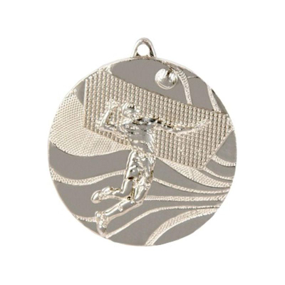 Medalje sportive Victoria Sport Medal për volejboll, 50mm, ngjyrë argjendi