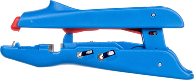 Mjet për zhvesh kabllo Ergom DUO CRIMPER, prerje 5 mm, 0.5‑6 mm², blu