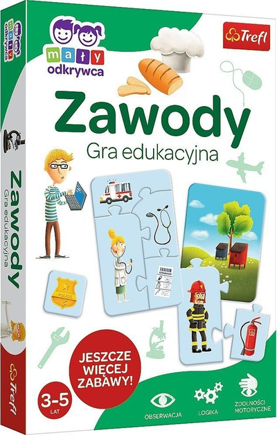 Lojë edukative Trefl Profesionet, puzzle, 3-5 vjeç, shumëngjyrëshe