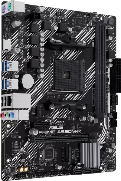 Pllakë amë Asus PRIME A520M R, AMD AM4, mATX, e zezë