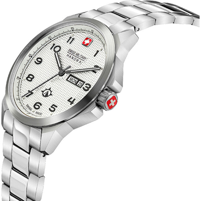 Orë dore për meshkuj Swiss Military Hanowa Puma SMWGH2100302, e argjendtë