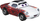 Lodër makinë Disney Pixar Cars Mae Pillar DuRev, die cast 1:55, shumëngjyrëshe