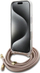Mbështjellëse Guess GUHCP16XHC4SEP për iPhone 16 Pro Max 6.9", me varëse crossbody, rozë