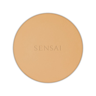 Pudër kompakte SENSAI Total Finish Foundation Refill, efekt fondatine, mbulim mesatar, bezhë