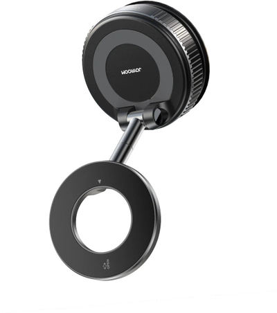 Mbajtës magnetik telefoni për veturë Joyroom JR-ZS501, për xham dhe pult, i zi