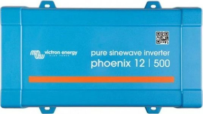 Invertor marin Victron Energy Phoenix VE.Direct, 500W, 12V në 230V, blu