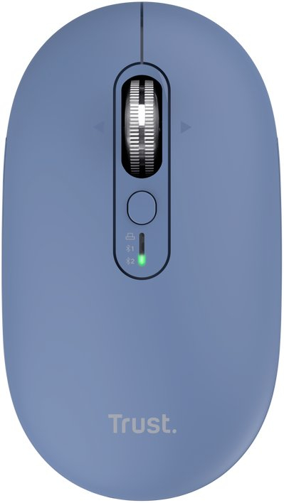 Maus wireless Trust Seron Slim Multi, Hyperscroll, Bluetooth, blu