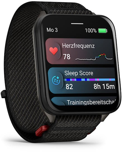 Ora e zgjuar Garmin Venu X1, me GPS, Titanium edhe e zezë