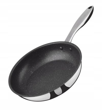 Tigan LAMART LT1231 SOTE, çelik inox, veshje jo ngjitëse, 24 cm