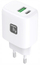 Karikues USB Techly 18W USB A, 20W USB C GaN, i bardhë