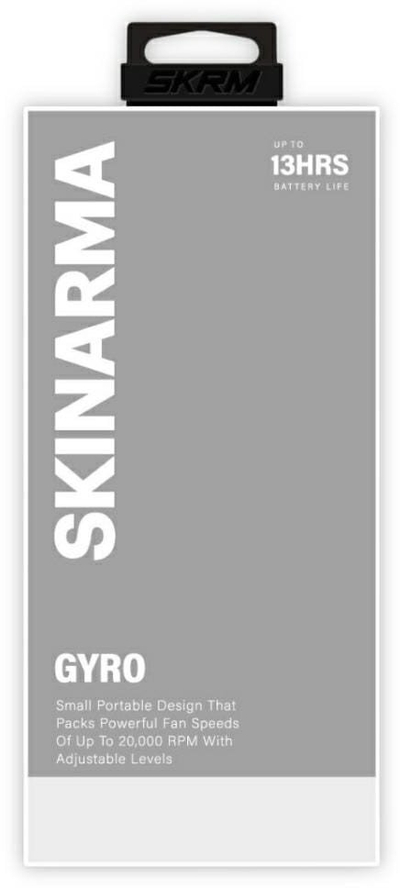Ventilator dore Skinarma Gyro, 4000 mAh, USB C, i bardhë