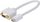 Adapter video LMP 7801, Mini DVI në VGA, kabllo e bardhë
