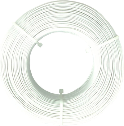 Filament 3D Fiberlogy Refill Easy PET G, 1.75 mm, 0.85 kg, i bardhë