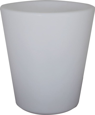Vazo që ndriçon Eurotrail LED Round, e rikarikushme, 38 cm, e bardhë