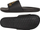 Shapka pishine Adidas Adilette Comfort, unisex, taban i butë, e zezë me logo ari