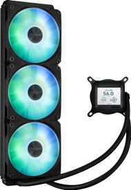 Ftohës uji për procesor ASUS Prime LC 360 ARGB LCD, 360mm, ARGB, i zi
